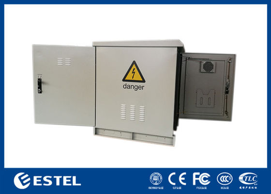 Enige Muur 16U het Gegalvaniseerde Staal Front Back Access van het 19 Duimrek Kabinet